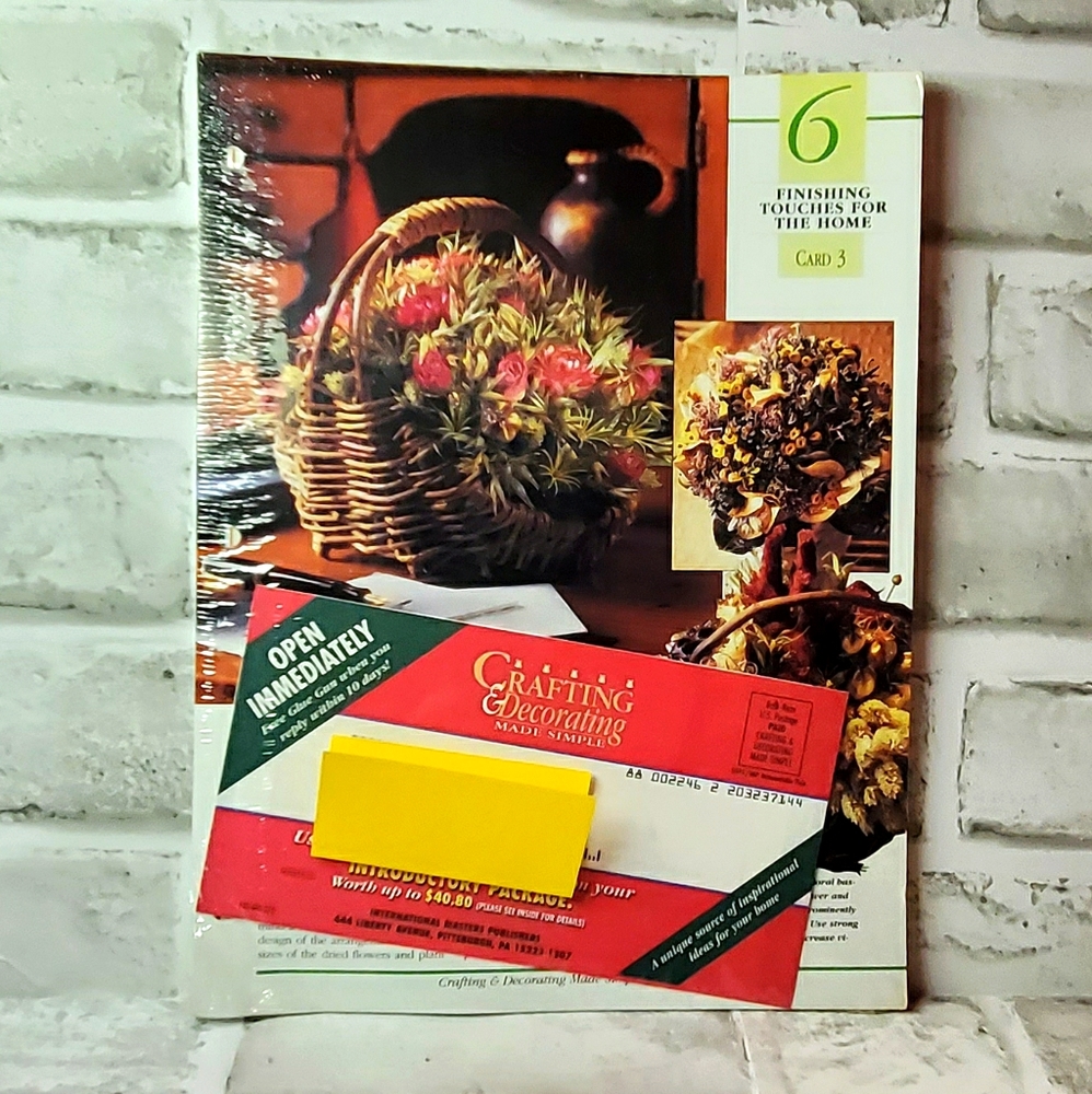 Vintage Crafting Made Simple Instruction Cards